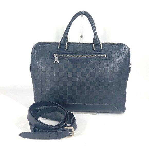 LOUIS VUITTON N41019 Damier Infini Avenue Briefcase Hand Bag Shoulder Bag - Picture 1 of 16